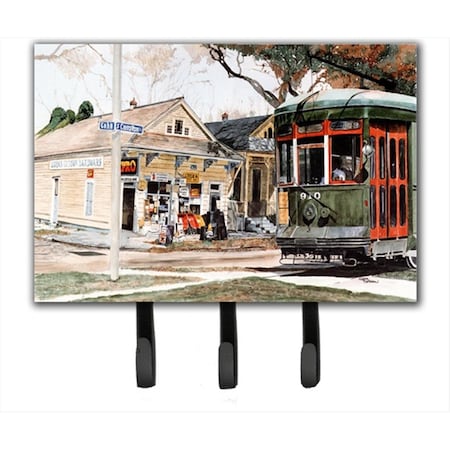 Carolines Treasures Carolines Treasures 8108TH68 New Orleans Streetcar Leash Holder or Key Hook 8108TH68